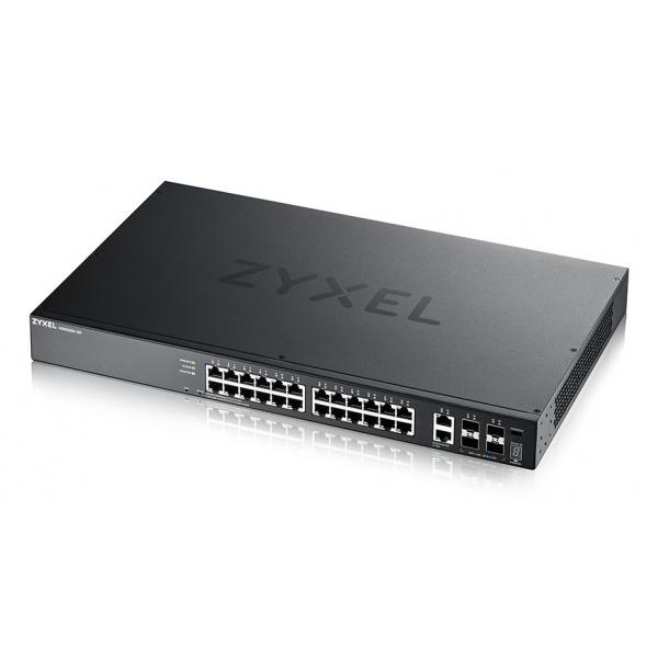 Zyxel Switch Managed Layer 3 Lite, 24x Gb, 2x 10g, 4 Sfp+, Rack, Nflex