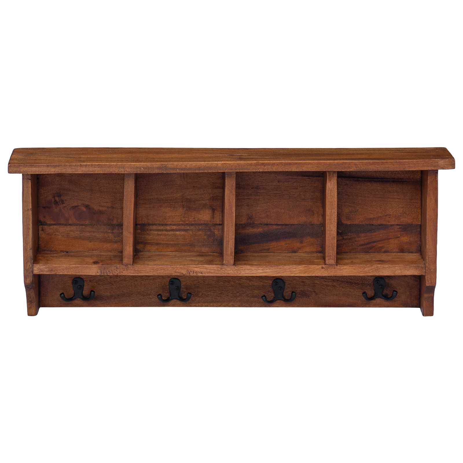 Gruccia Marrone 70 X 11 X 27 Cm Legno Di Mogano Massello - Image 4