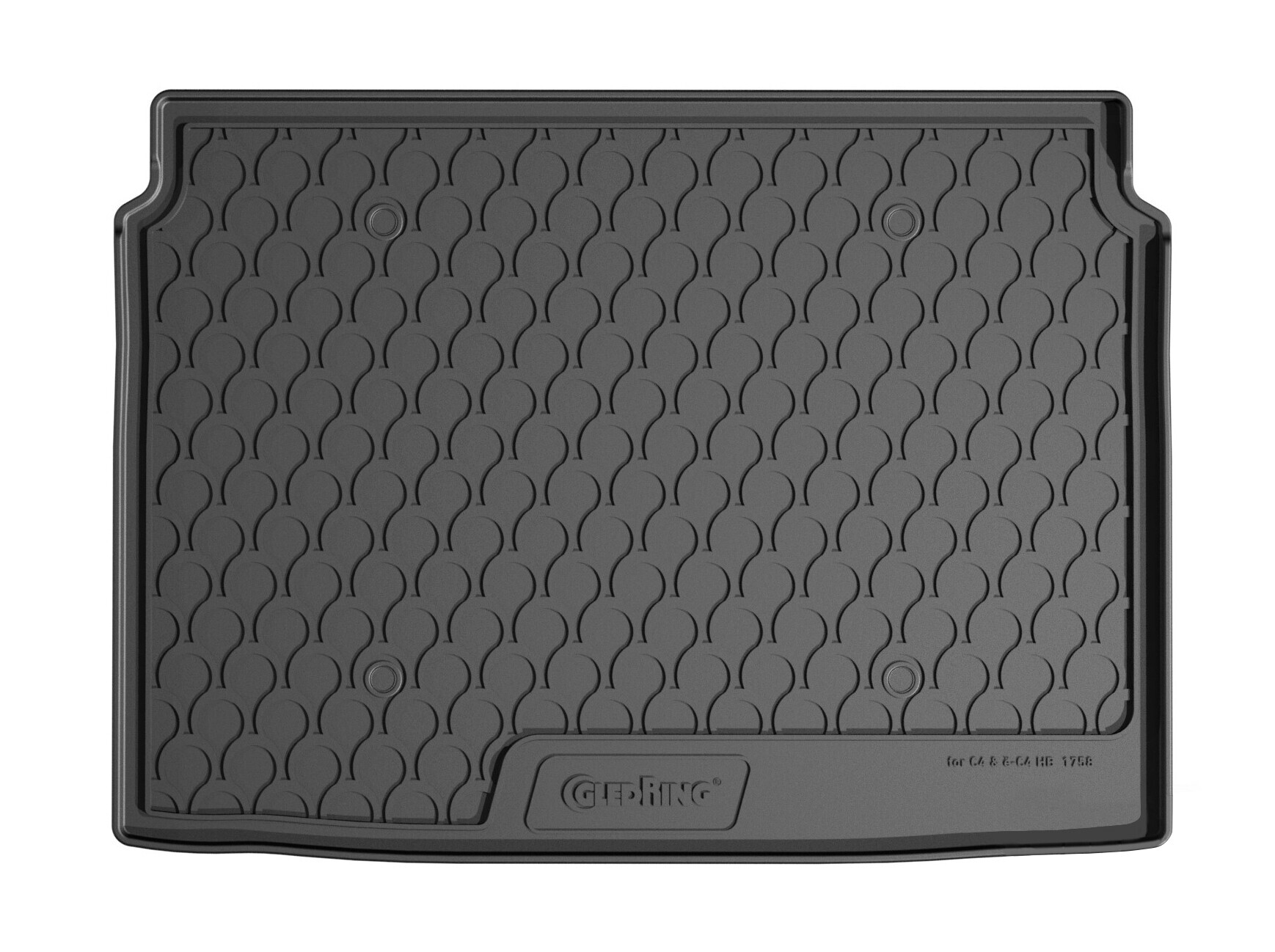 Vasca Baule Su Misura In Gomma Sintetica - Compatibile Per  Citroen C4 5p (11/20>) Baule Alto