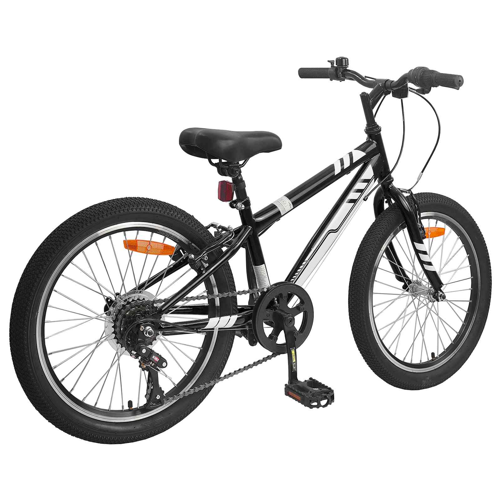 Mountain Bike 20 Pollici 6-Speed Per 5-8 Anni Nero - Image 3