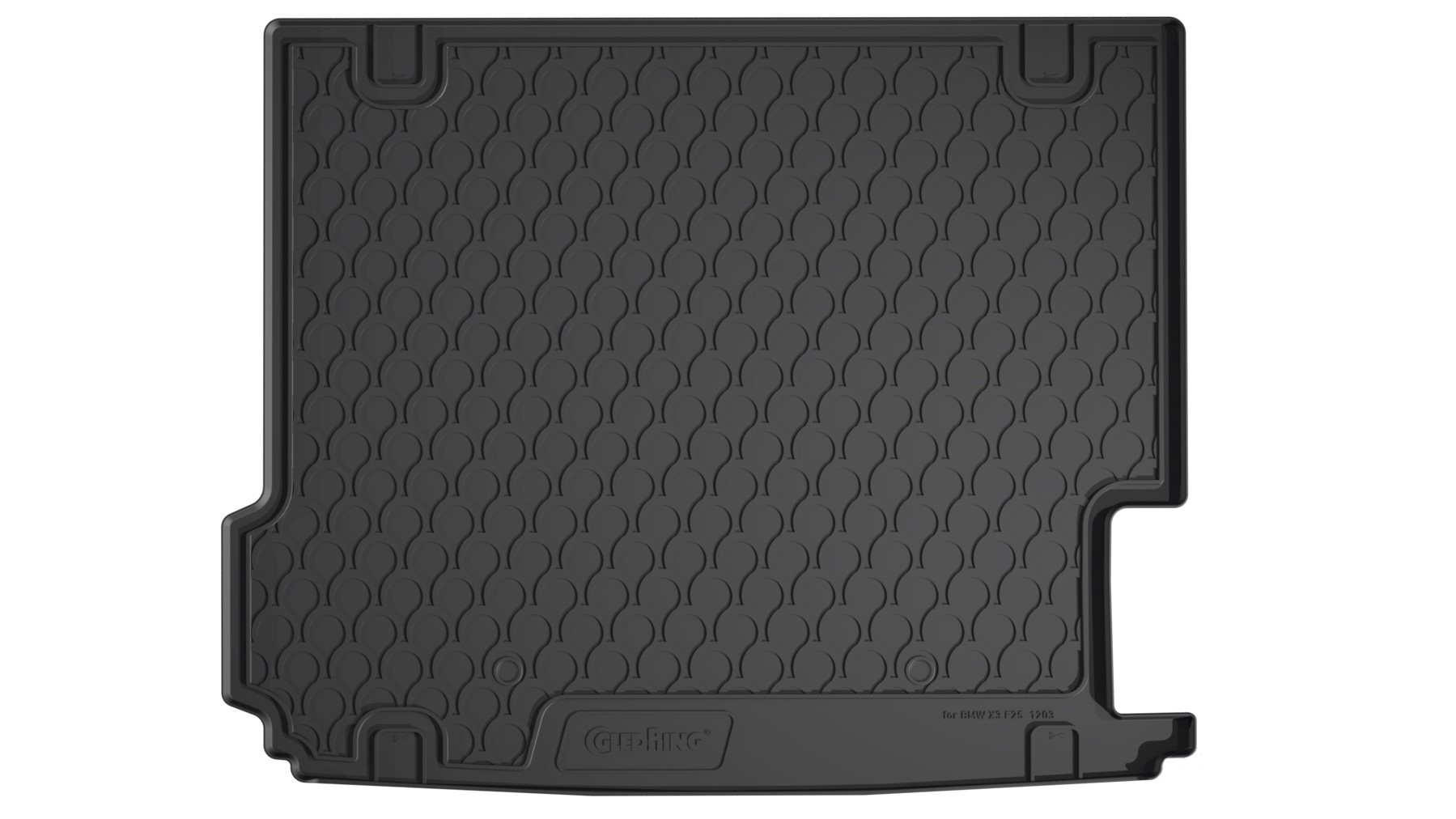 Vasca Baule Su Misura In Gomma Sintetica - Compatibile Per  Bmw X3 (f25) (11/10>07/17)