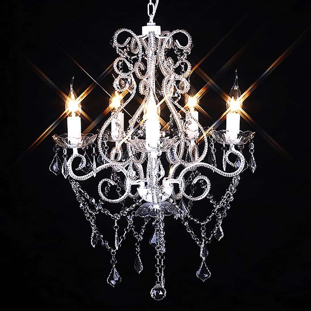 Candelabro Con 2800 Cristalli E14