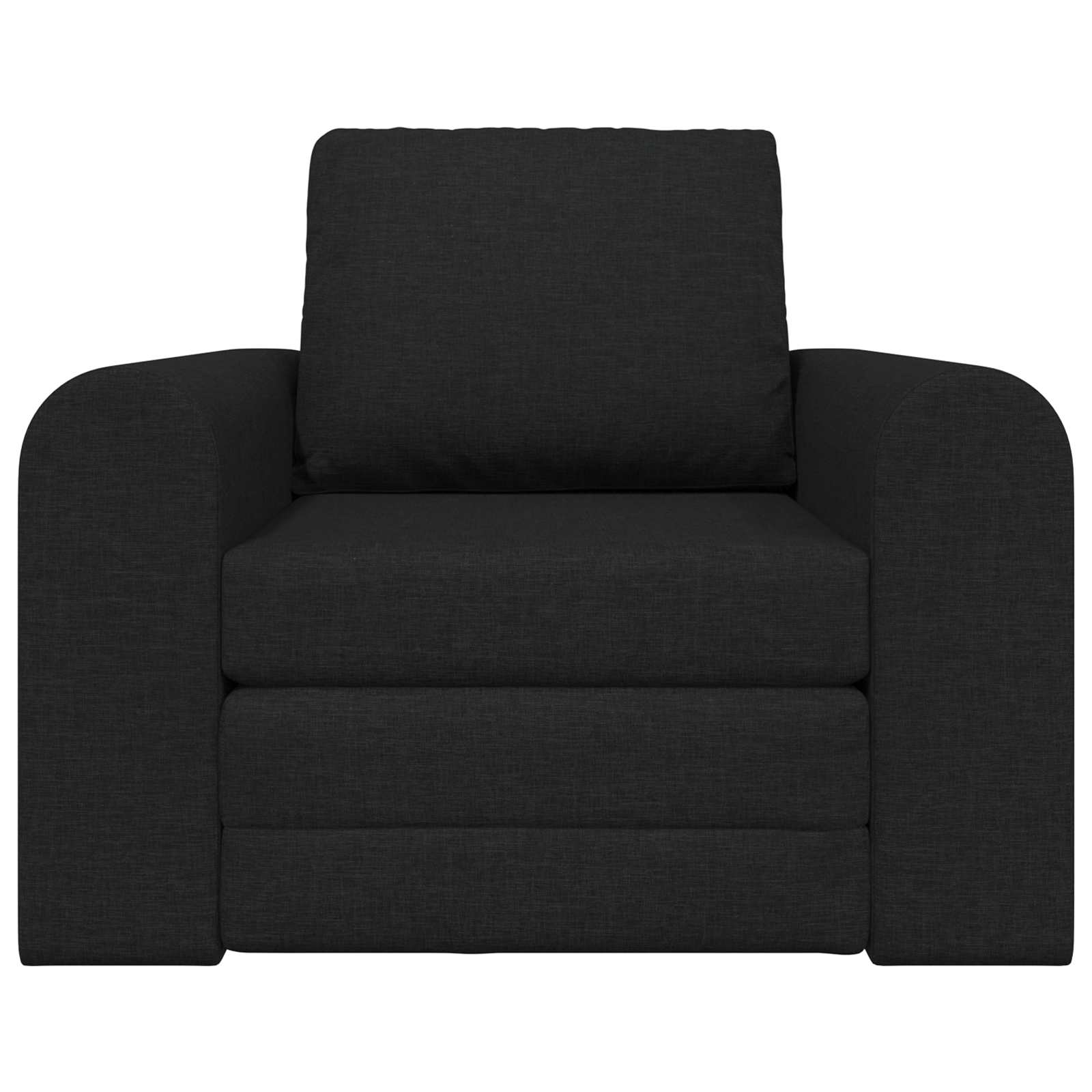 Divano Letto Pieghevole Nero 98 X 71 X 83 Cm Tessuto - Image 5
