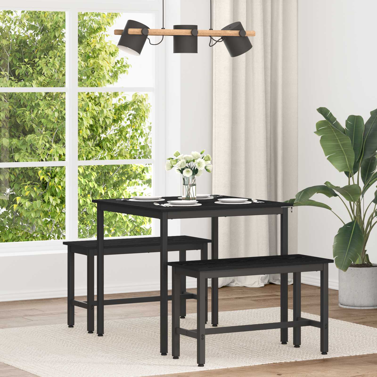 Tavoli Da Pranzo 80 X 80 X 75 Cm Metallo