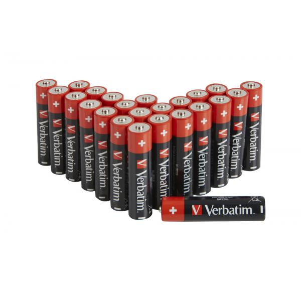Verbatim Alkaline Battery Aa  24-Pack (box)