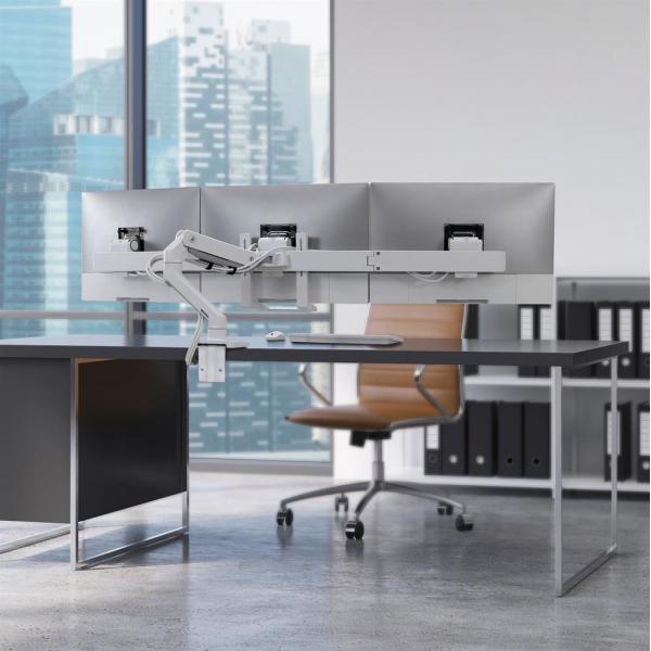 Ergotron Hx Triple Monitor Bow Kit - Montagekomponente (griff, 3 Drehzapfen, Scharnier) - Image 3