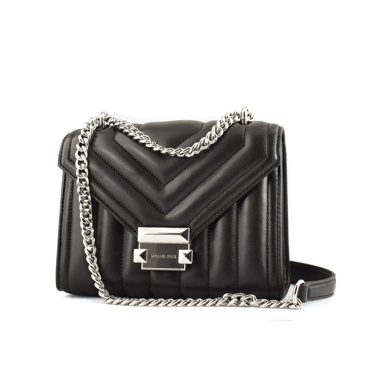 Borsa A Tracolla Michael Kors WhitneY-Black Nero 20 X 15 X 9 cm