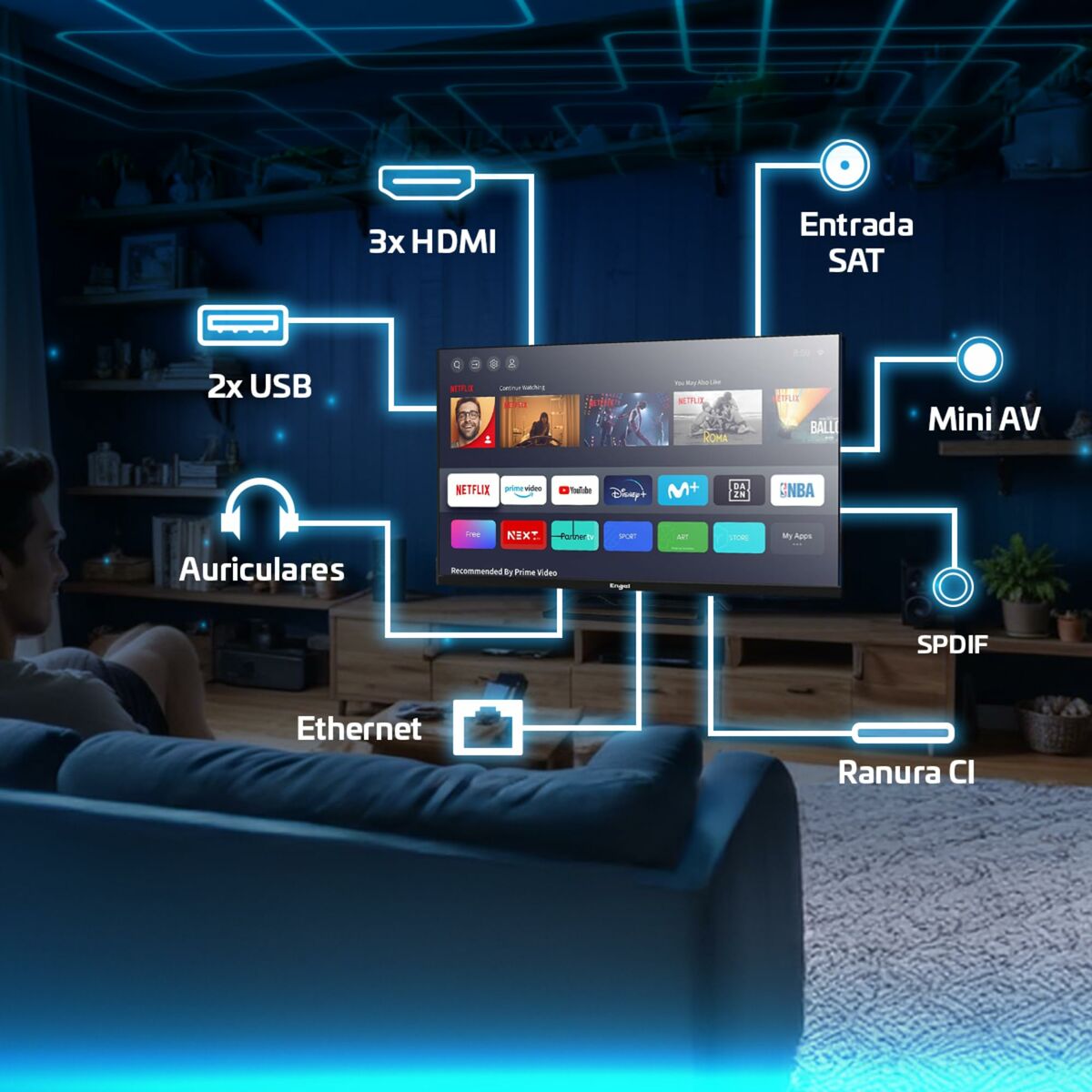 Smart Tv Engel Le2486sm 24 Led - Image 3