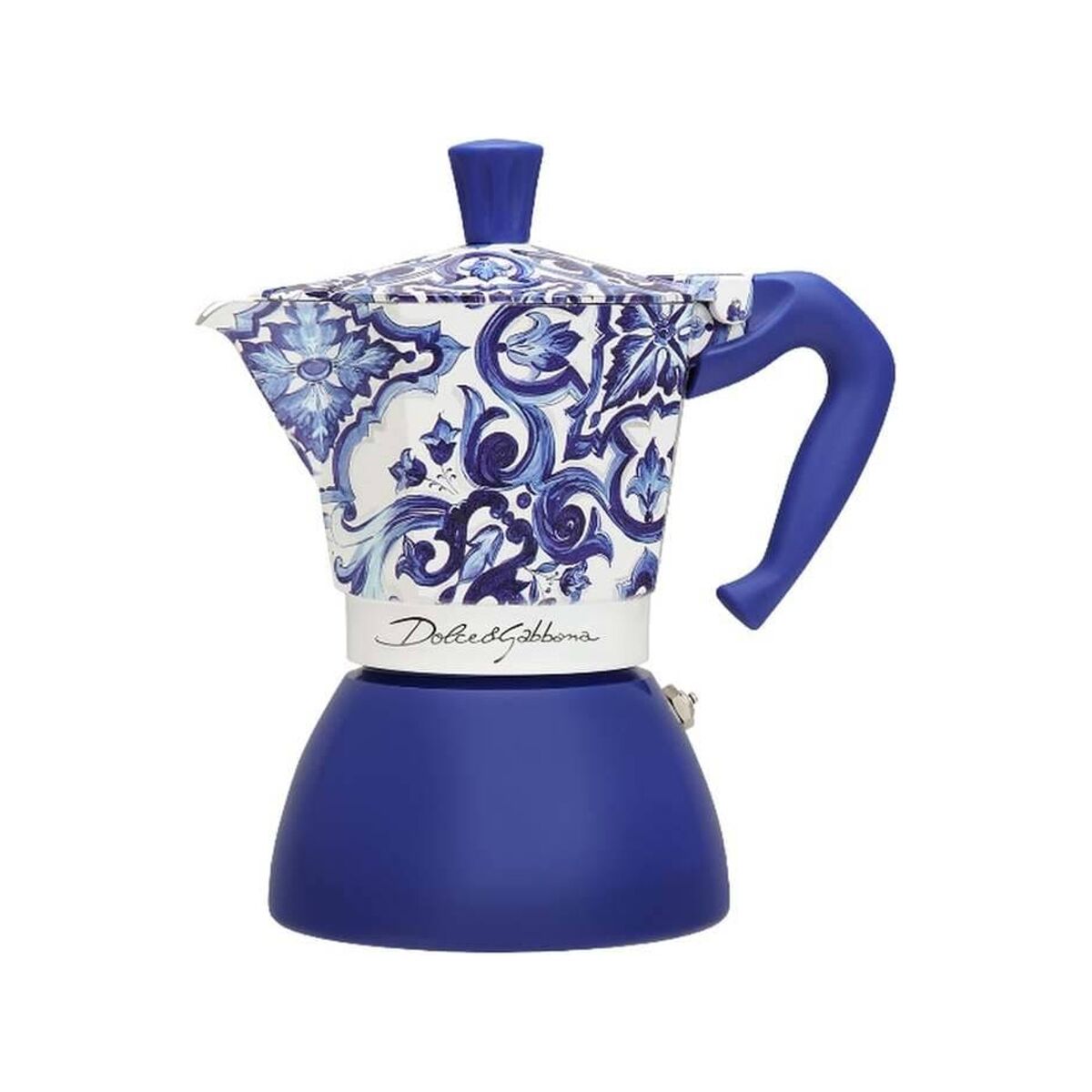 Caffettiera Italiana Bialetti Moka D&g Azzurro Alluminio 6 Tazze