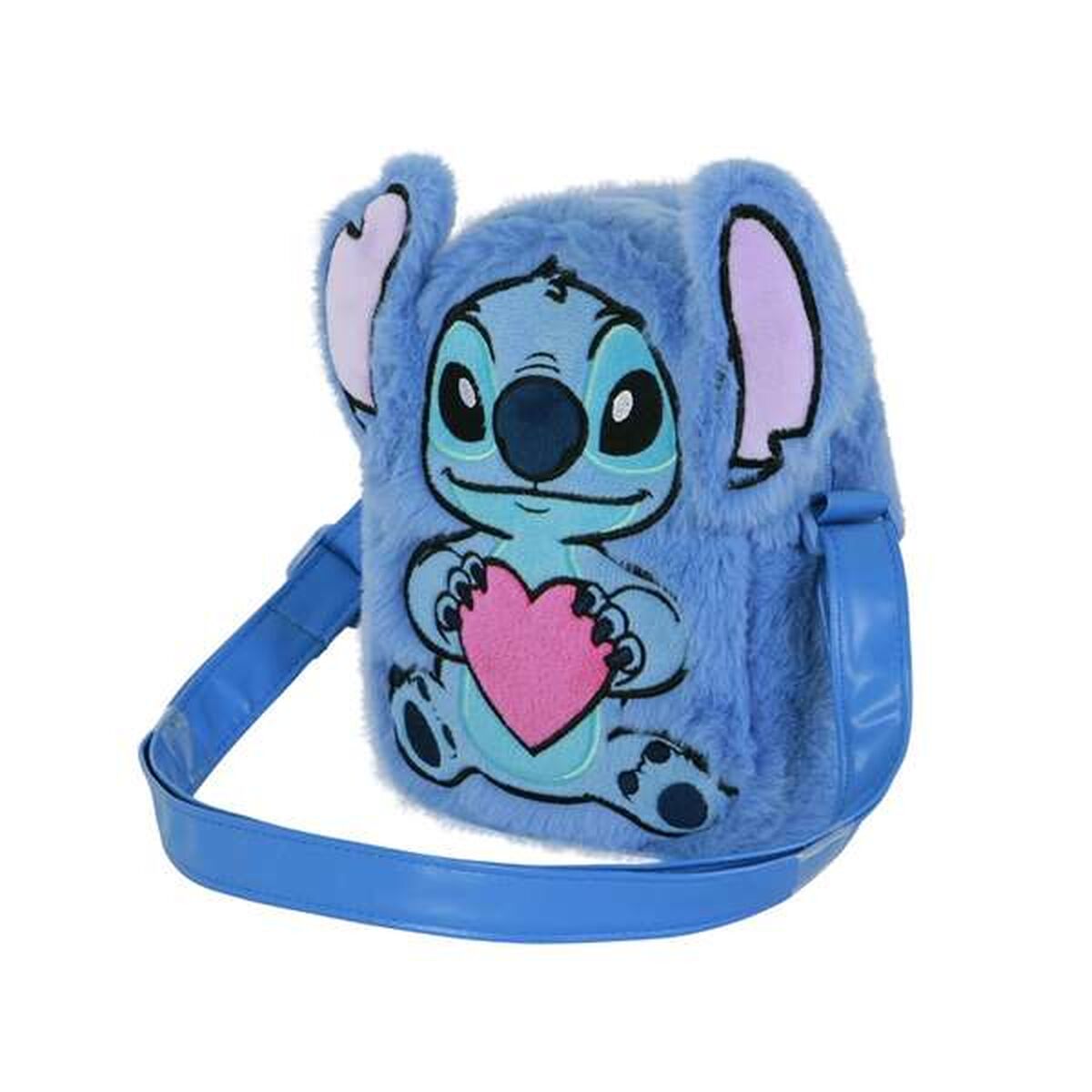Borsa A Tracolla Stitch Azzurro 21 X 18 X 10 cm