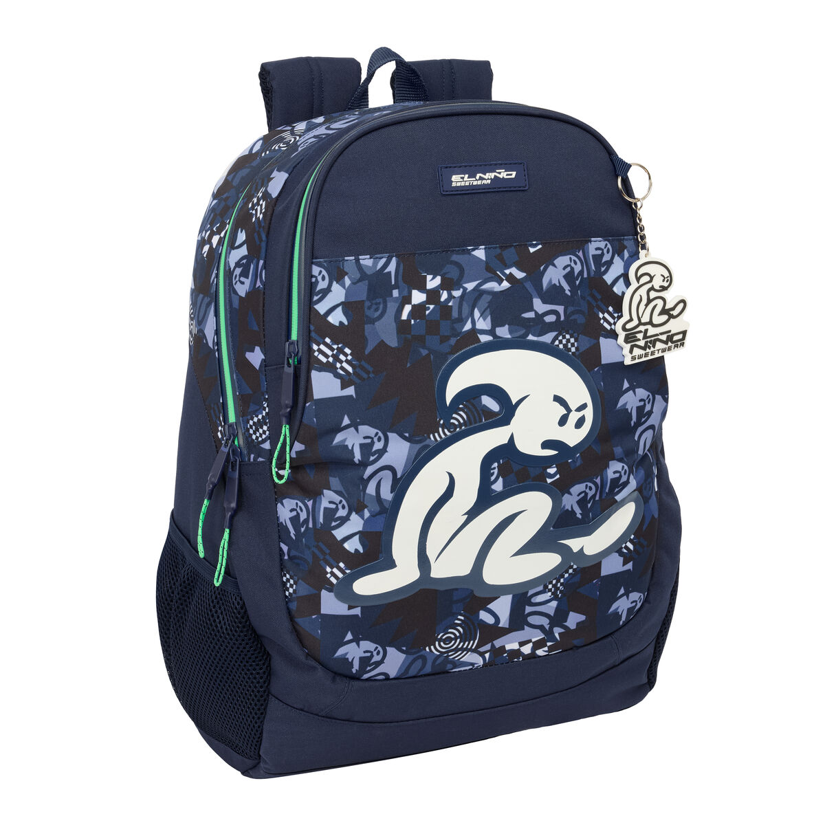 Zaino Scuola El Niño Navy Blu Marino 32 X 44 X 16 cm