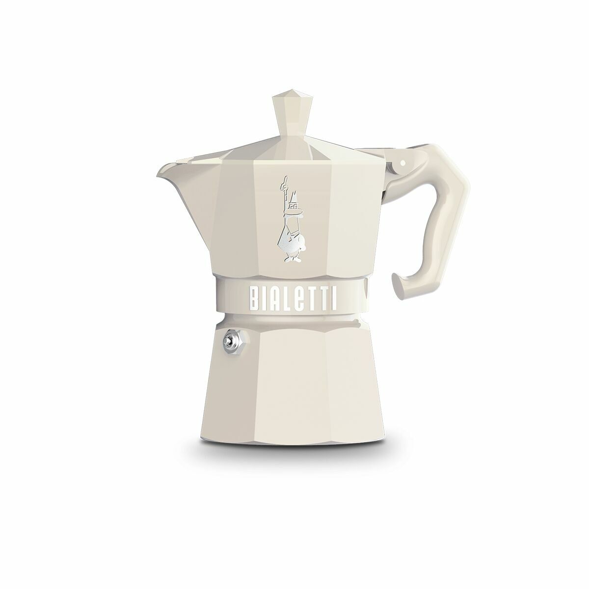 Caffettiera Italiana Bialetti Moka Exclusive Crema Alluminio 3 Tazze