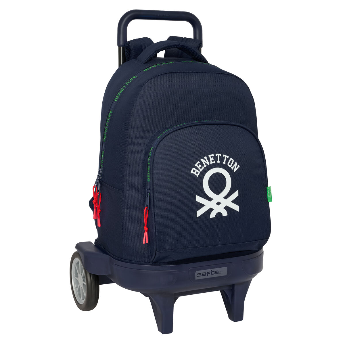 Trolley Per La Scuola Benetton Together Blu Marino 33 X 45 X 22 cm
