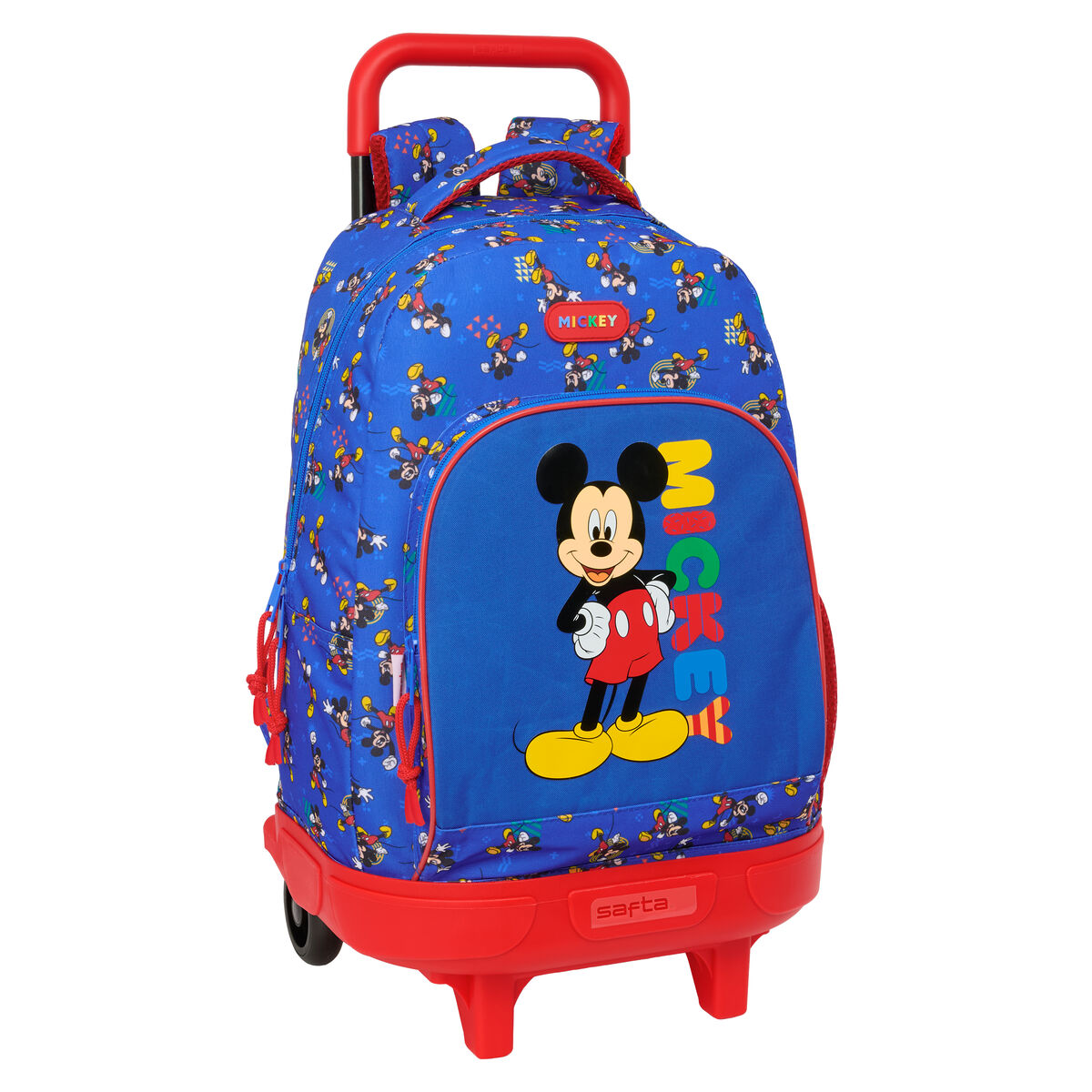 Trolley Per La Scuola Mickey Mouse Clubhouse Today Azzurro 33 X 45 X 22 cm