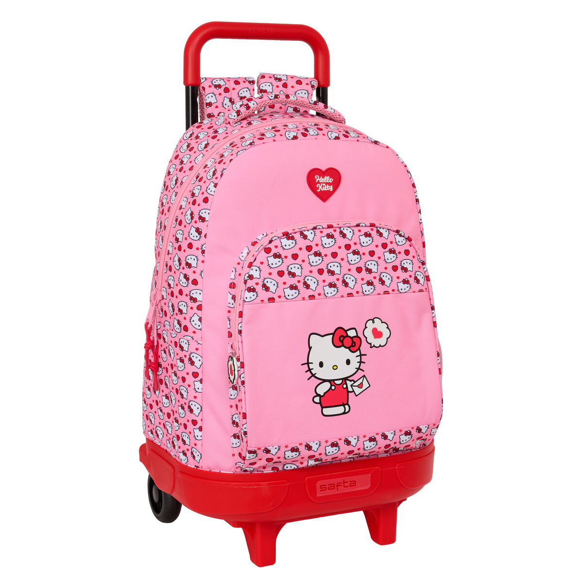 Trolley Per La Scuola Hello Kitty Rosa 33 X 45 X 22 cm
