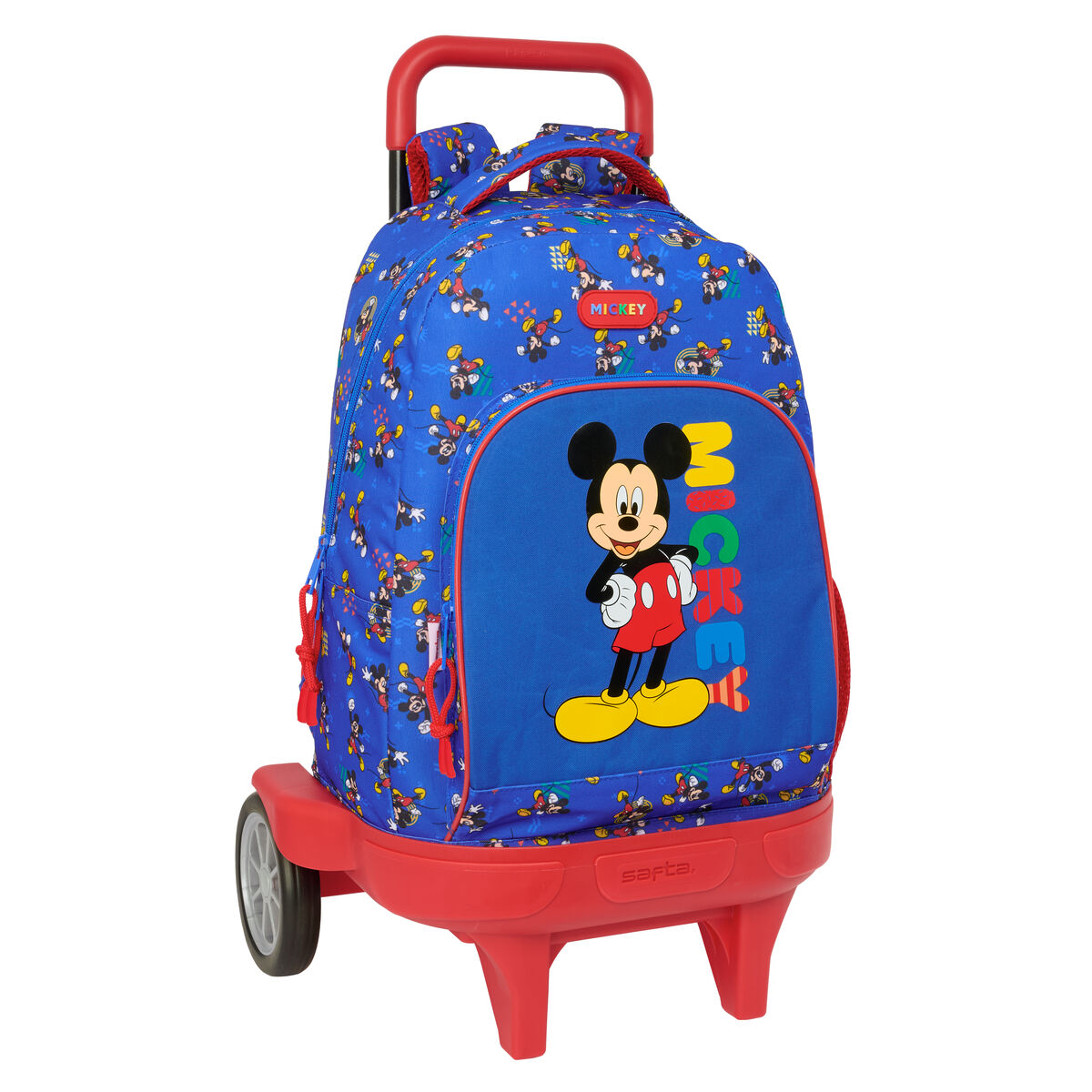 Trolley Per La Scuola Mickey Mouse Clubhouse Today Azzurro 33 X 45 X 22 cm