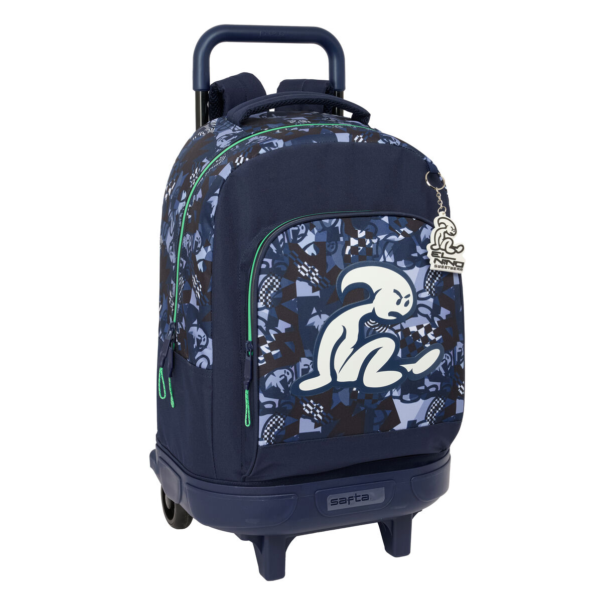 Trolley Per La Scuola El Niño Navy Blu Marino 33 X 45 X 22 cm