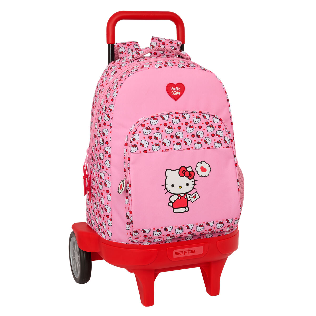 Trolley Per La Scuola Hello Kitty Rosa 33 X 45 X 22 cm