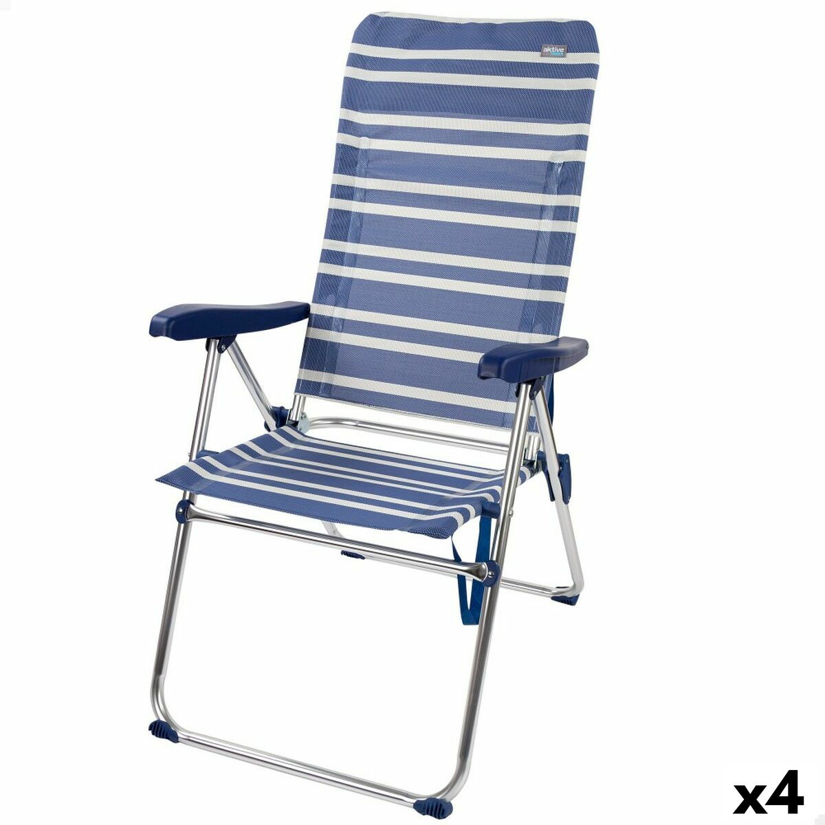 Sedia Pieghevole Aktive Mykonos 47 X 108 X 66 Cm (4 Unità)