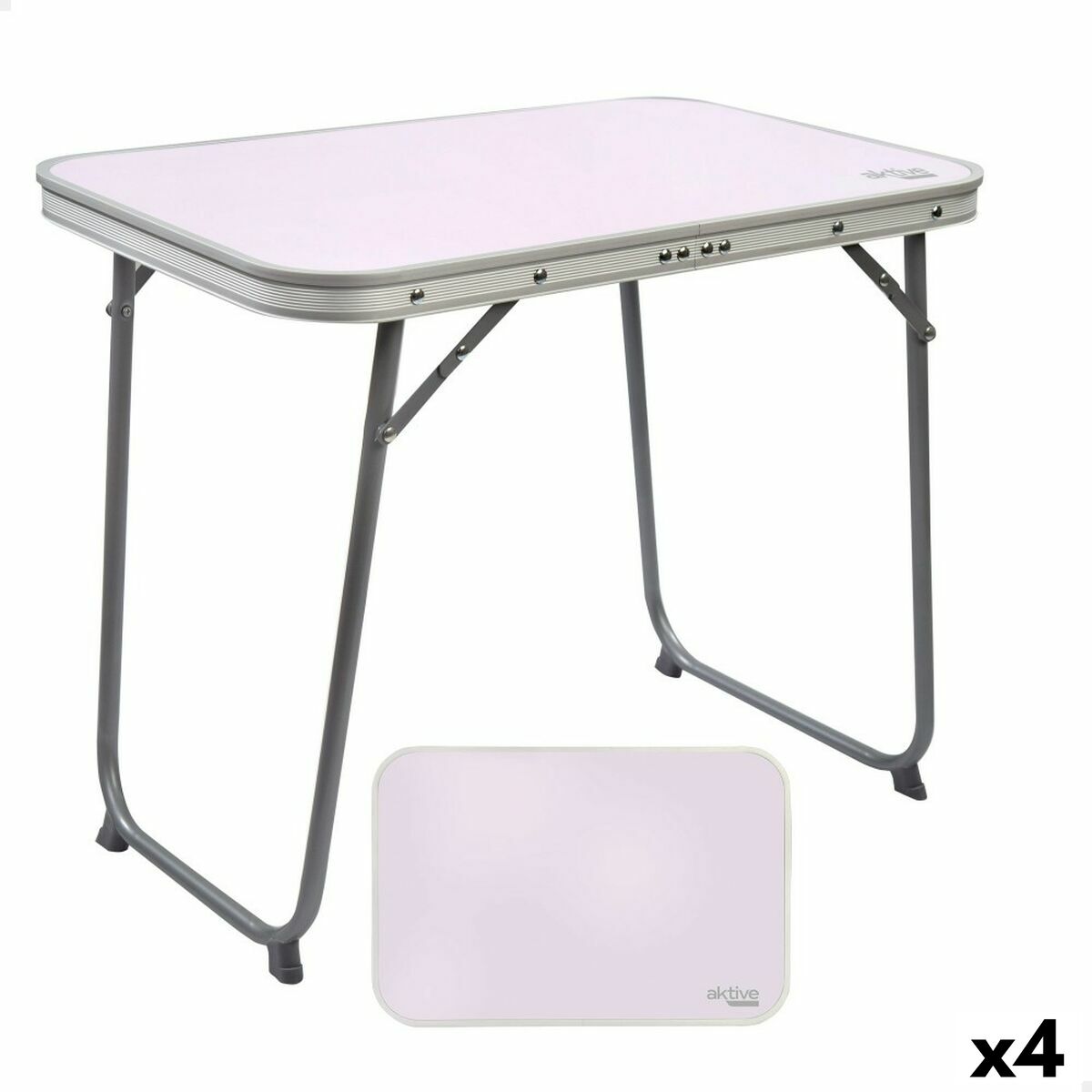 Tavolo Pieghevole Aktive 60 X 50 X 40 Cm (4 Unità)