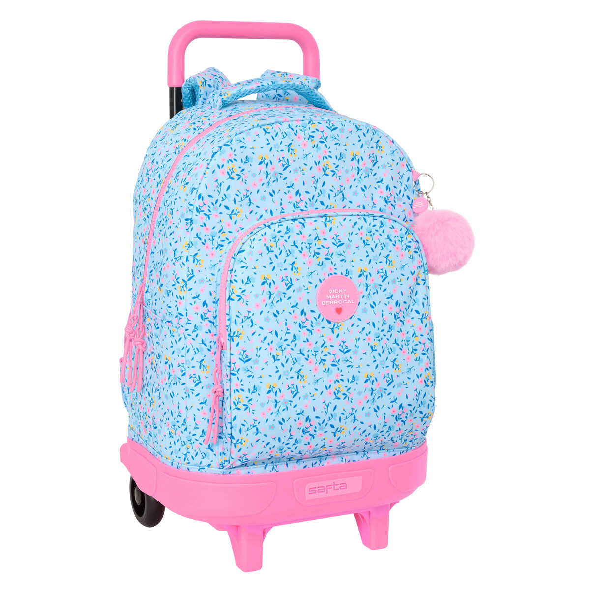 Trolley Per La Scuola Vicky Martín Berrocal Paraíso Azzurro Rosa 33 X 45 X 22 cm