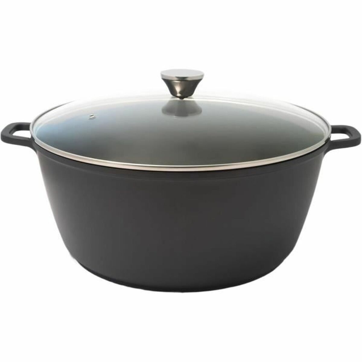 Casseruola Con Coperchio Baumalu Nero 13,4 L 36 Cm 38 X 19 X 38 Cm Ø 36 cm