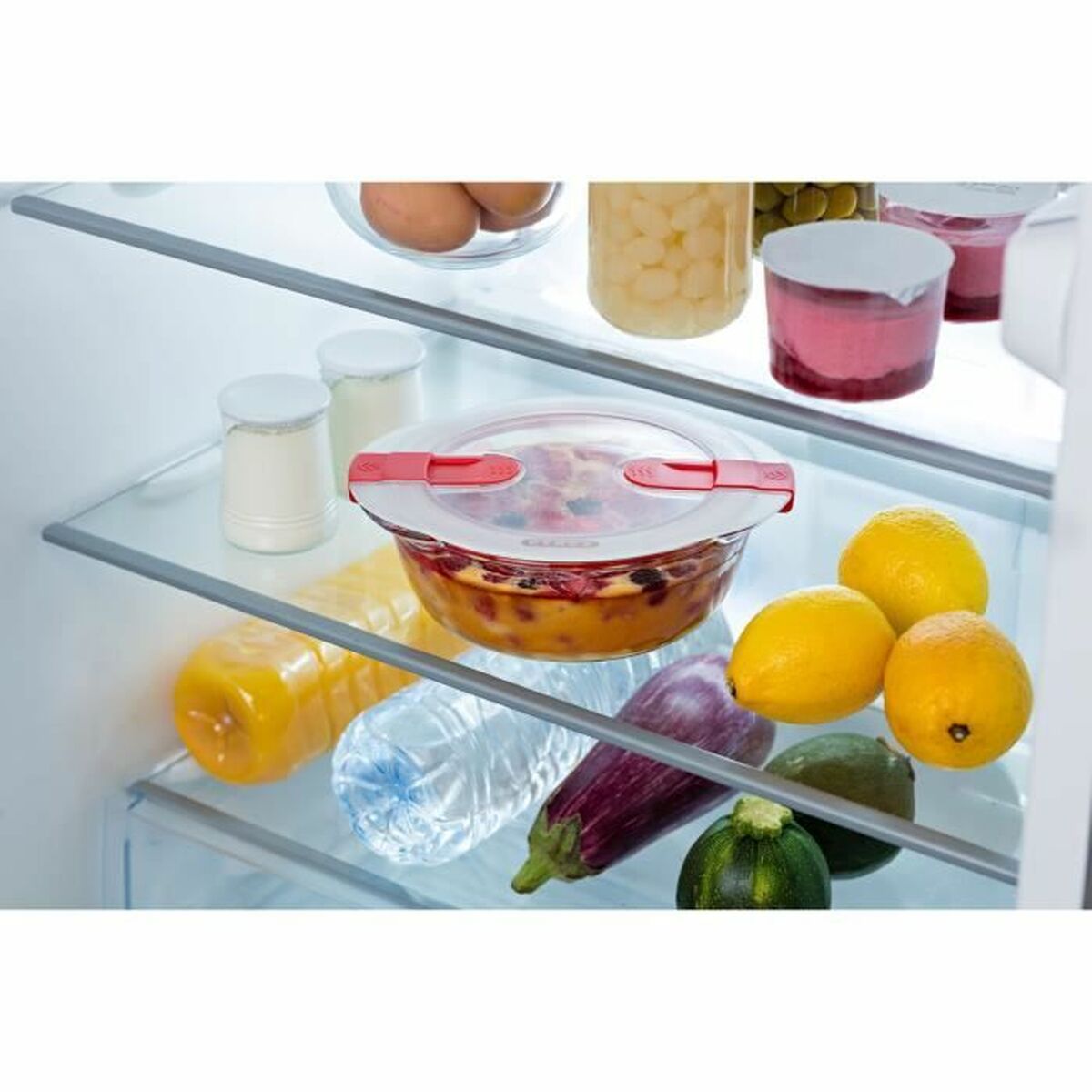 Contenitore Per Conservare Gli Alimenti Pyrex Cook & Heat 1,1 L Trasparente 3 Pezzi - Image 3