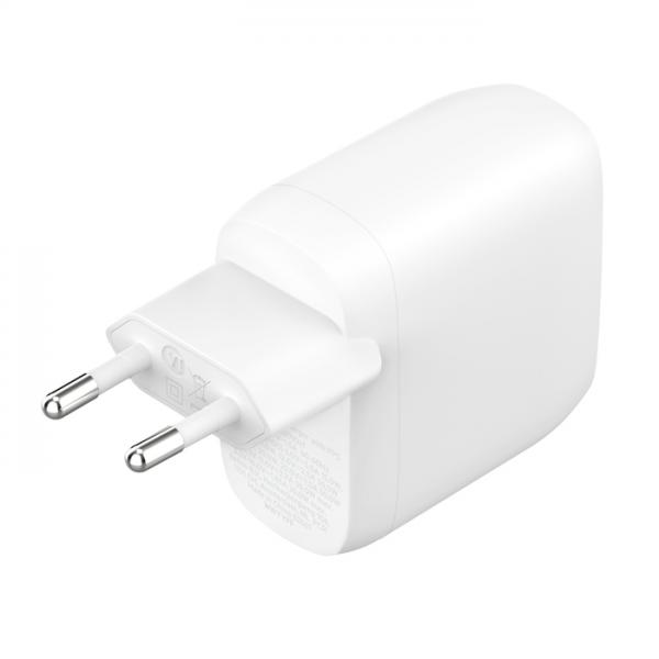 Belkin Boostcharge Pro - Alimentatore - 60 Watt - 2,7 A - Ricarica Rapida, Power Delivery 3.1 - 2 Porte Di Uscita (2 X UsB-c)