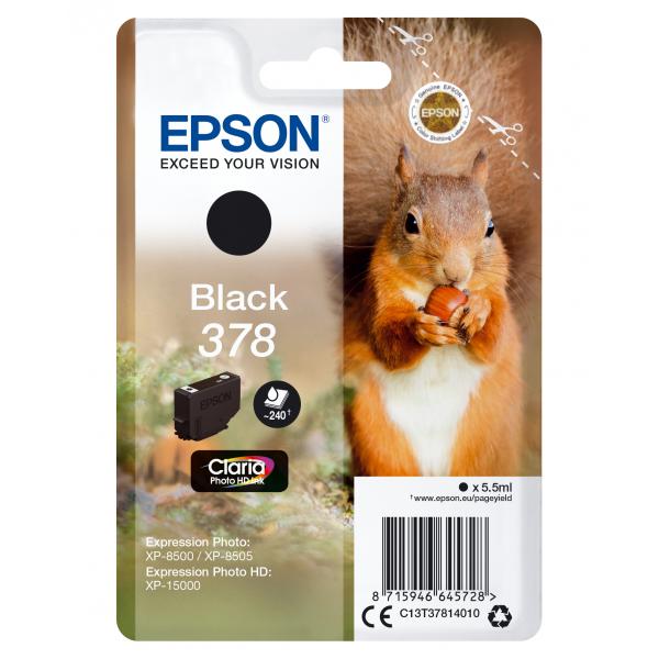 Epson 378 - 5,5 Ml - Nero - Originale - Confezione In Blister