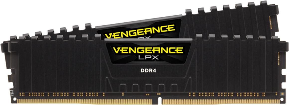 Corsair Vengeance Lpx - Ddr4 - 64 Gb: 2 X 32 Gb - Dimm 288-Pin - 3200 Mhz / Pc4-25600 - Cl16 - 1.35 V - Ungepuffert - NoN-Ecc - Schwarz (cmk64gx4m2e3
