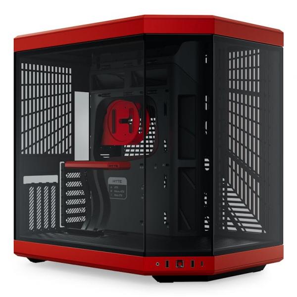 Hyte Y70 Midi Tower Nero, Rosso (hyte Y70 Mid Tower Case Red)