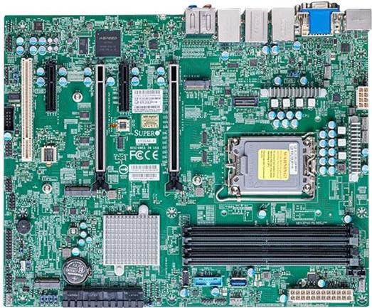 Super Micro Supermicro X13saE-F - Motherboard - Atx - Lga1700-Sockel - W680 Chipsatz - Usb 3,2 Gen 1, Usb 3,2 Gen 2, UsB-C Gen 2x2 - Gigabit Lan, 2,5