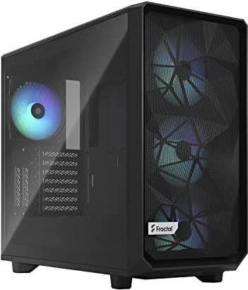 Fractal Design Meshify 2 Rgb - Tower - Erweitertes Atx - Seitenteil Mit Fenster (gehärtetes Glas) - Keine Spannungsversorgung (atx) - Black Tg Light