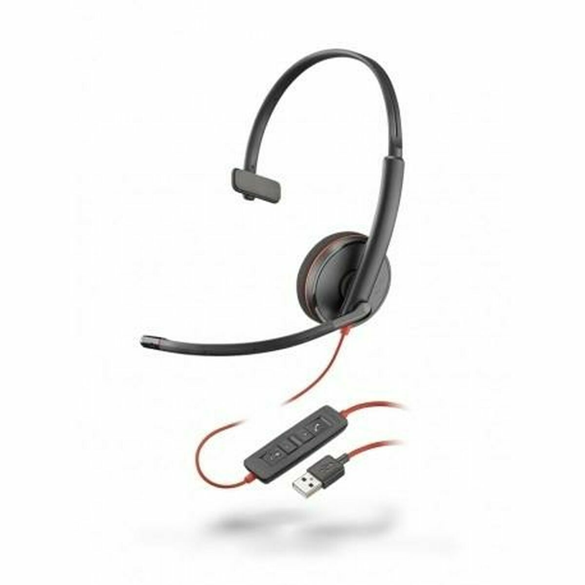 Auricolari Con Microfono Poly 209744-201 Nero
