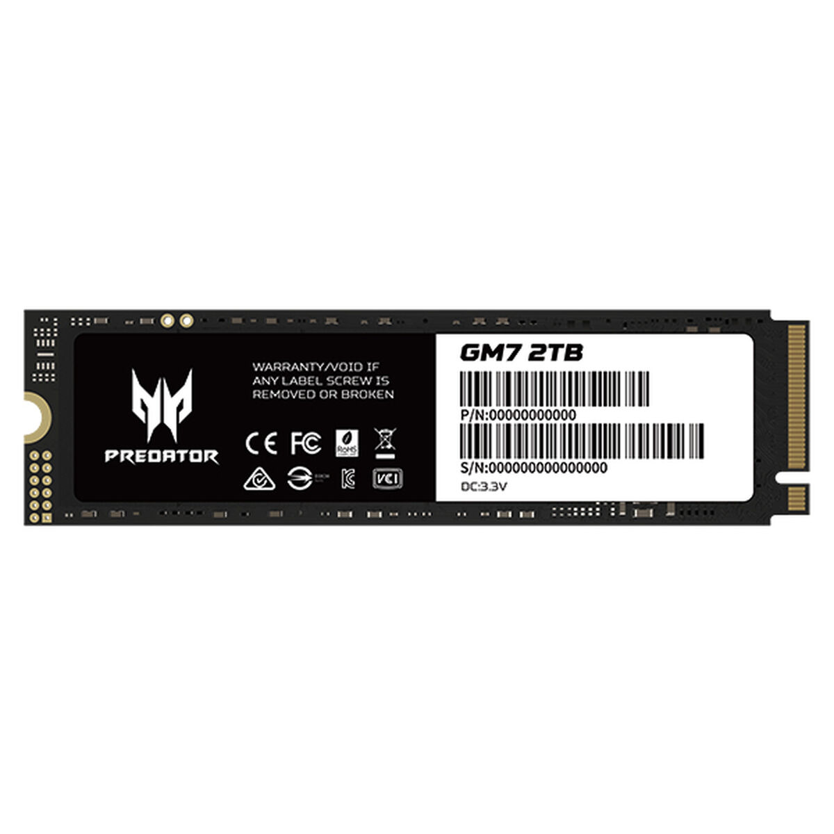 Hard Disk Acer Bl.9bwwr.119 2 Tb Ssd