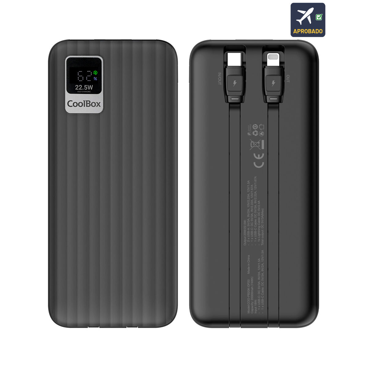 Powerbank Coolbox CoO-Pb20K-Dp20
