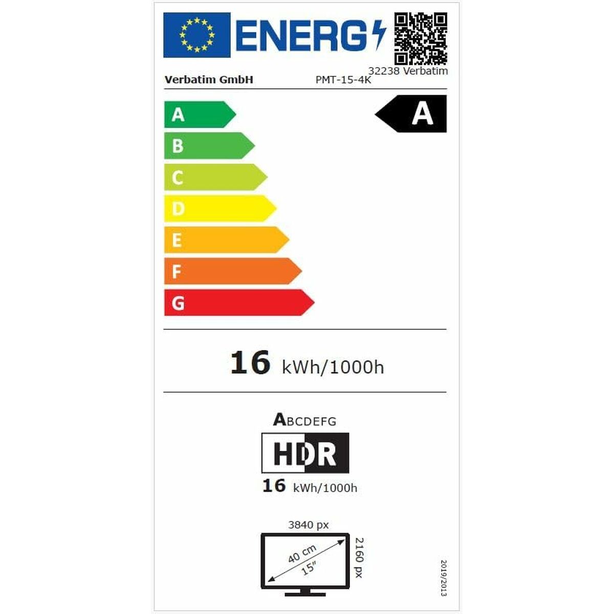 Monitor Verbatim 32239 4k Ultra Hd 17,3" - Image 3