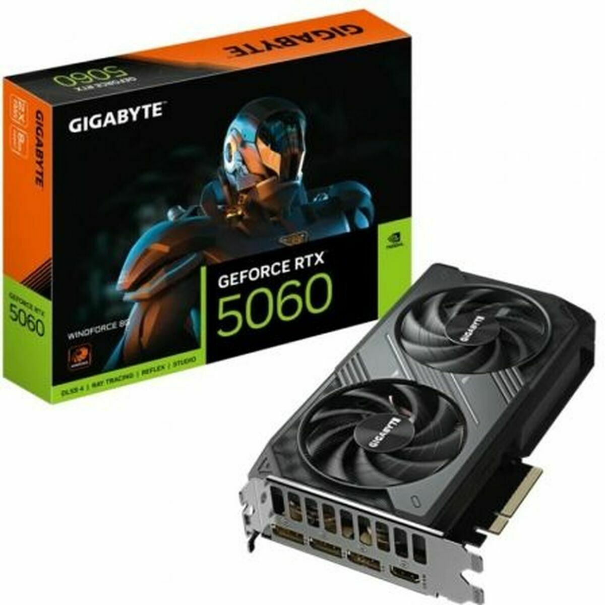 Scheda Grafica Gigabyte 9vn5060W-00-G10 Geforce Rtx 5060 8 Gb Gddr7