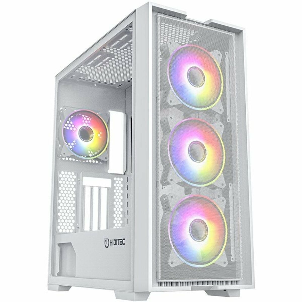Case Computer Desktop Atx Hiditec H2 Air Bianco