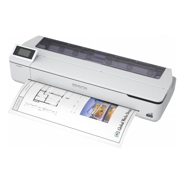 Epson Surecolor SC-T5100n Stampante Grandi Formati WI-Fi Ad Inchiostro A Colori 2400 X 1200 Dpi A1 [594 X 841 Mm] Collegamento Ethernet Lan (sC-T5100