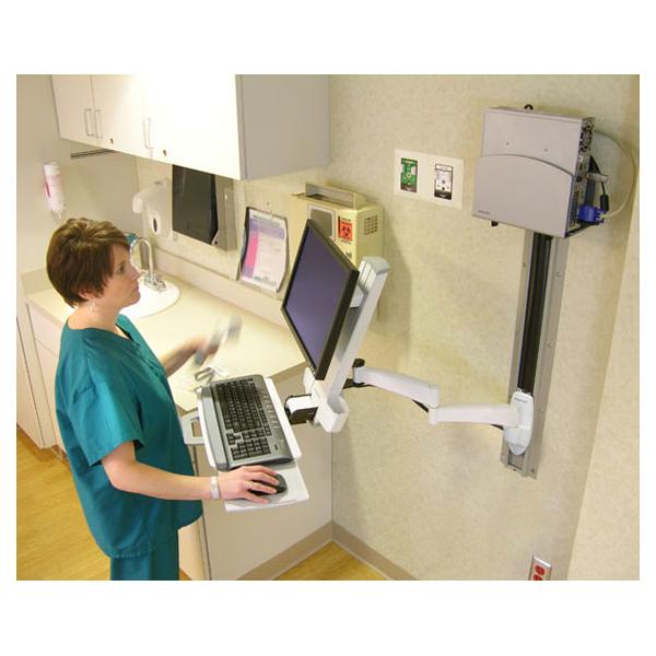 Serie Ergotron 200 - Kit Di Montaggio (braccio Articolato, Supporto Per Tastiera Con Supporto Per Mouse Sinistro/destro, Supporto Per Scanner Di Codi - Image 4