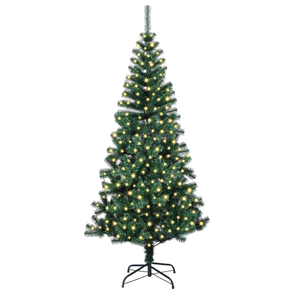 Albero Di Natale Artificiale Con Luci Integrate Verde 180 cm - Image 3