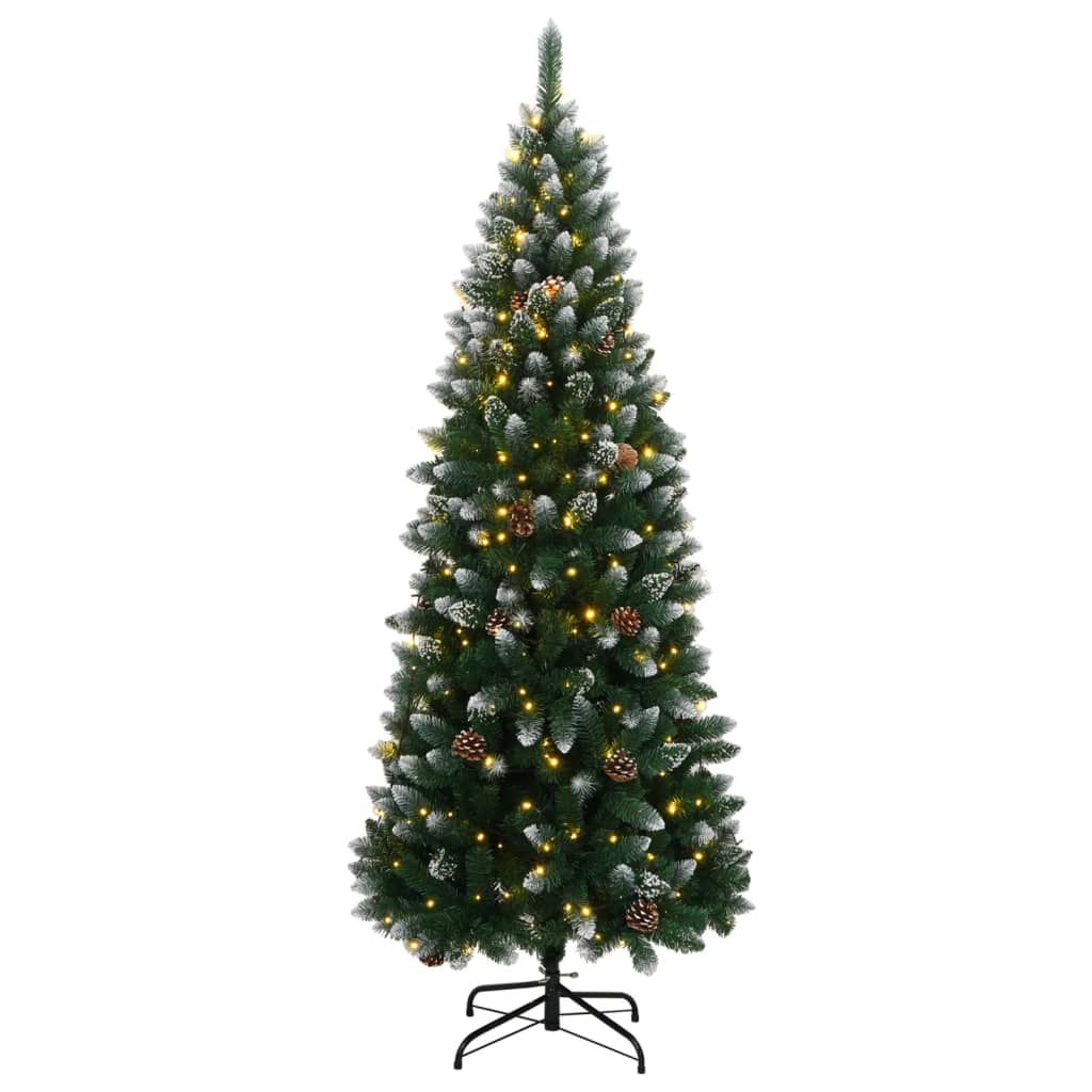 Albero Di Natale Artificiale Con 300 Led 210 cm