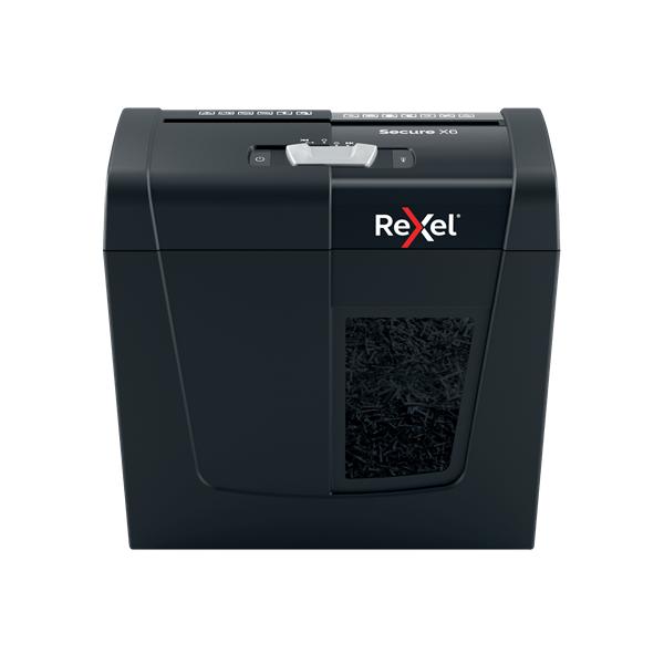 Rexel Secure X6 Distruggi Documenti Triturazione Incrociata 70 Db Nero (rexel Secure X6 - Finsk?remaskine)
