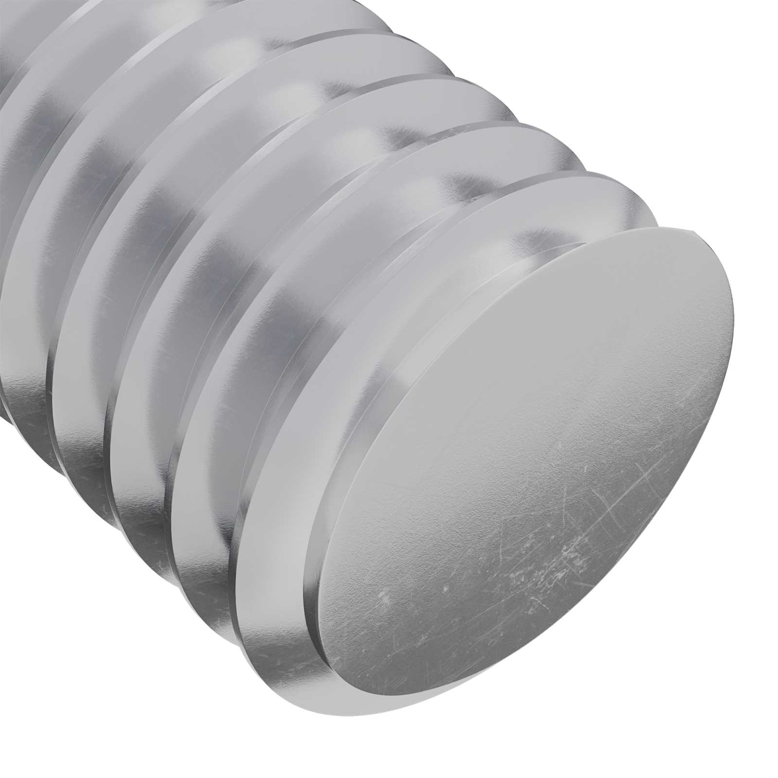 Vite 12 Pcs Argento 8 X 25 Mm Acciaio - Image 5