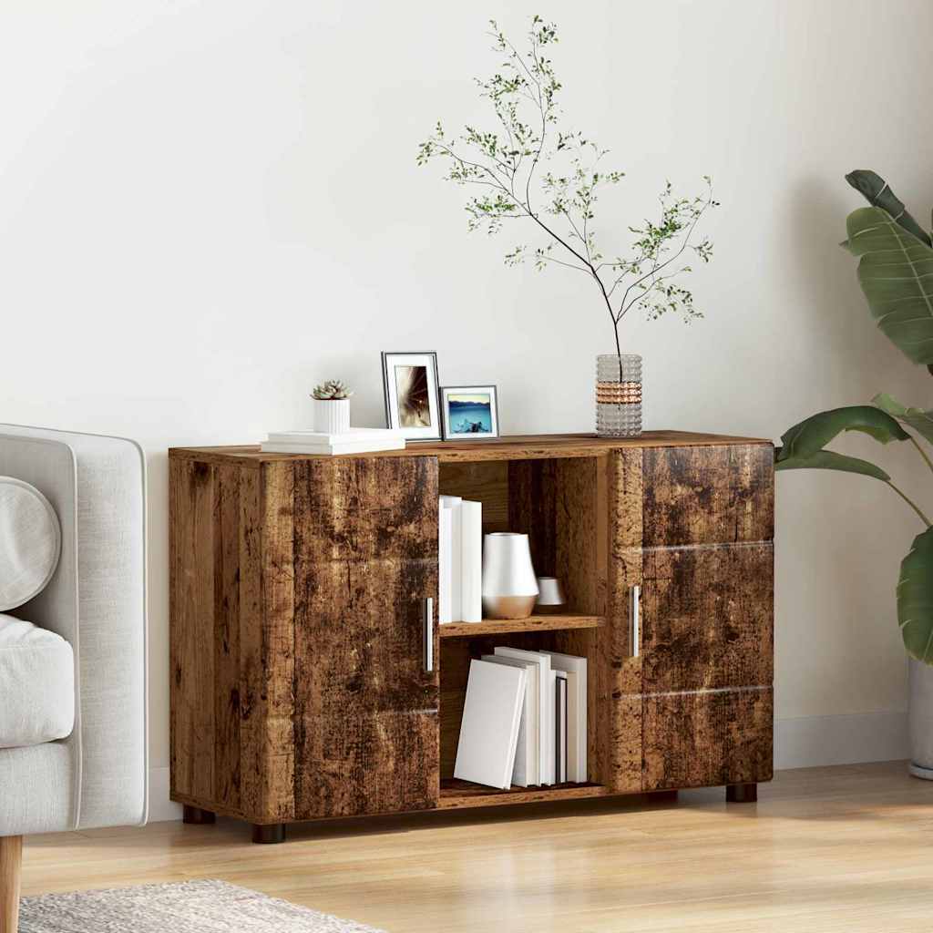 Credenza Legno Vecchio 88,5 X 30,5 X 55,5 Cm Legno Multistrato