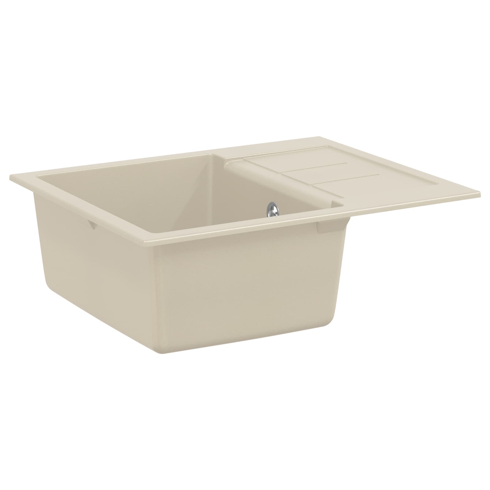 Lavello Beige 620 X 500 Mm 80% Quarzo E 20% Resina