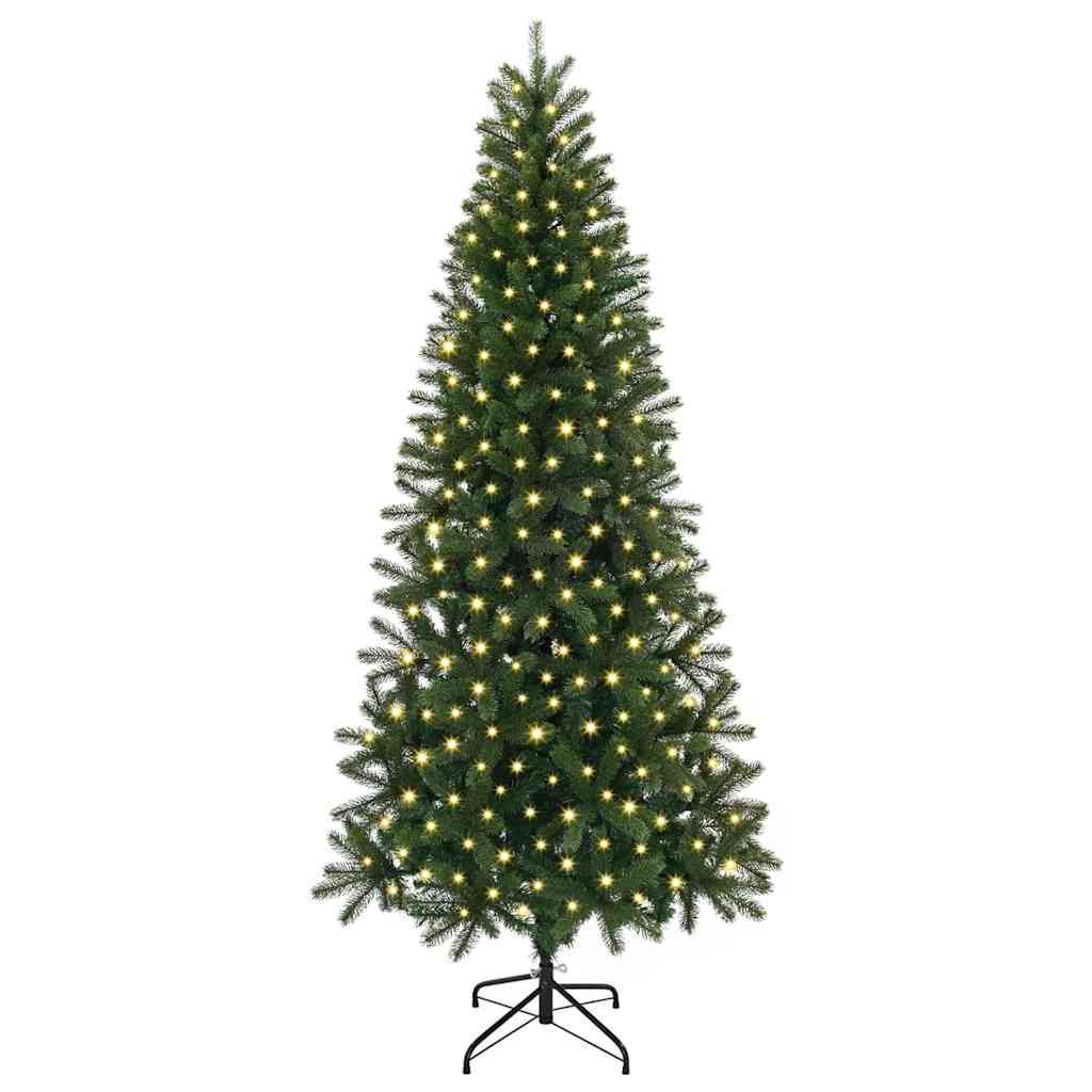 Albero Di Natale Artificiale Con 300 Led Verde 210 Cm Pe E Pvc - Image 3