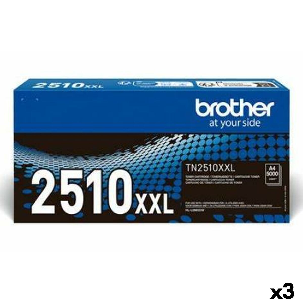 Toner Brother Tn2510xxl Nero (3 Unità)