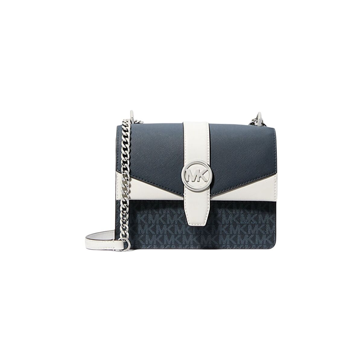 Borsa A Tracolla Michael Kors Voyager Azzurro 21 X 15 X 8 cm